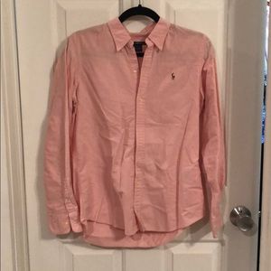 Pink Polo Ralph Lauren Oxford button-up